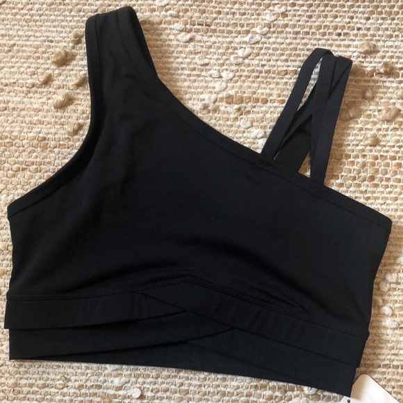 Fabletics Winn Low Impact One Shoulder Sports Bra - Picture 5 of 8